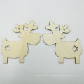 Creative wooden reindeer elk Christmas tree pendant home decoration handmade DIY pendant